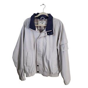 Aberdeen Collection Beige Lightweight Jacket Size XL